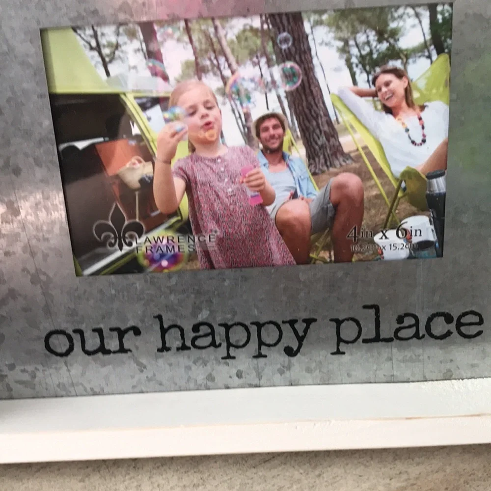 Rustic Farmhouse Shabby Chic Boho galvanized picture frame